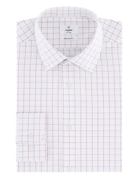 Camisa business casual Scappino de algodón manga larga para hombre