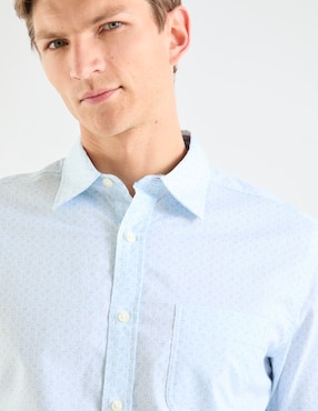 Camisa casual Nautica manga larga para hombre