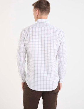 Camisa de vestir Scappino de algodón manga larga para hombre