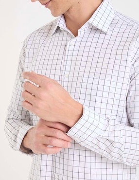 Camisa de vestir Scappino de algodón manga larga para hombre