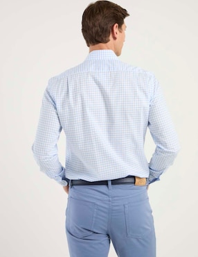 Camisa de vestir Scappino de algodón manga larga para hombre