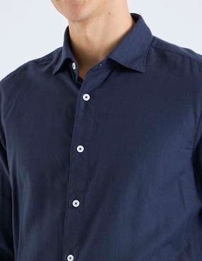 Camisa casual Scappino manga larga para hombre