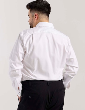 Camisa de vestir Scappino de algodón manga larga para hombre