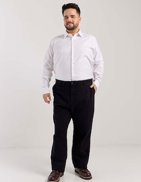 Camisa de vestir Scappino de algodón manga larga para hombre