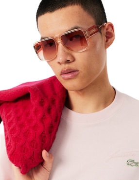 Playera Lacoste Welcoming the Cold cuello redondo para hombre