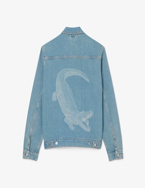 Chamarra denim Lacoste no para hombre