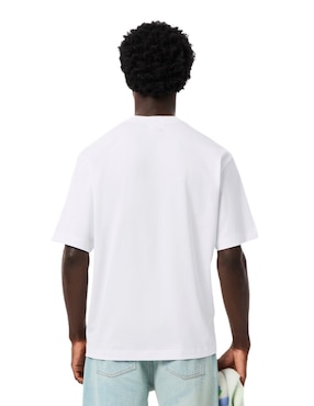Playera Lacoste Holiday cuello redondo para hombre