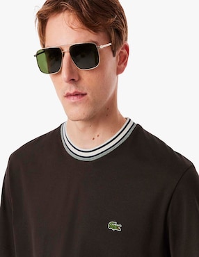 Playera Lacoste cuello redondo para hombre