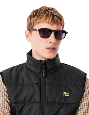 Chaleco Lacoste impermeable con bolsillos para hombre