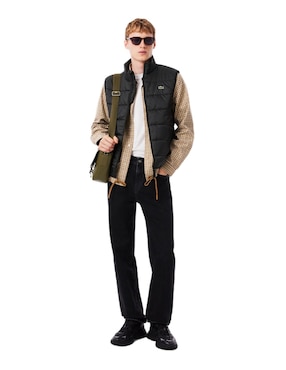 Chaleco Lacoste impermeable con bolsillos para hombre