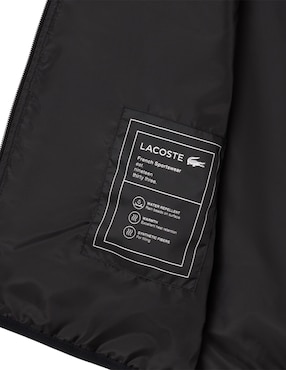 Chaleco Lacoste impermeable con bolsillos para hombre