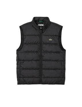 Chaleco Lacoste impermeable con bolsillos para hombre
