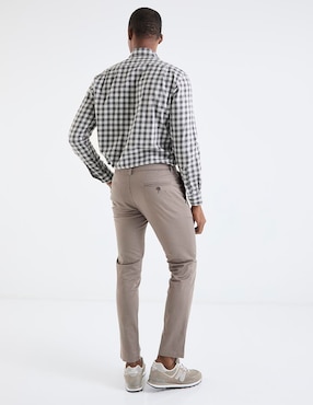 Pantalón chino slim Scappino de algodón para hombre