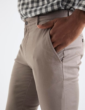 Pantalón chino slim Scappino de algodón para hombre