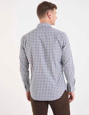 Camisa de vestir Scappino de algodón manga larga para hombre