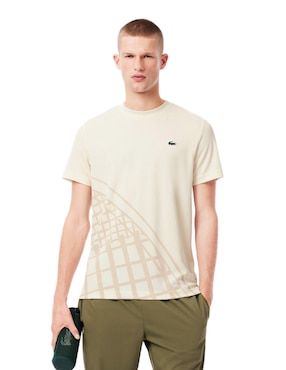 Playera Lacoste Players cuello redondo para hombre