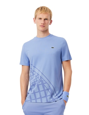 Playera Lacoste Players cuello redondo para hombre