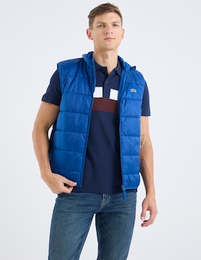 Chaleco Lacoste capitonado para hombre