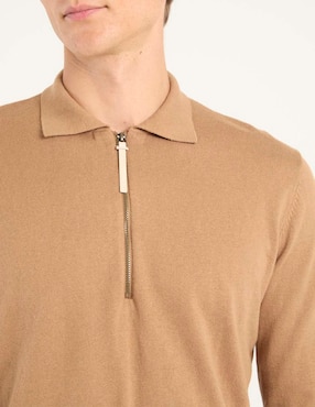 Suéter Scappino cuello con cierre para hombre