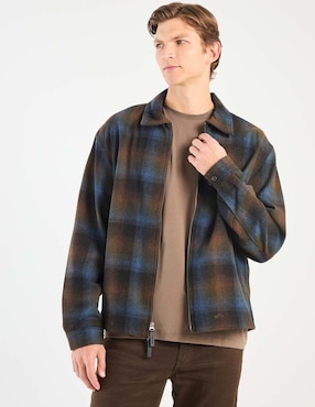 Chamarra casual Calvin Klein texturizado para hombre