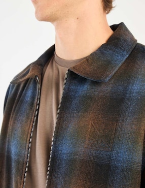 Chamarra casual Calvin Klein texturizado para hombre