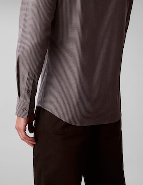 Camisa casual Calvin Klein manga larga para hombre