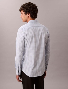 Camisa casual Calvin Klein manga larga para hombre
