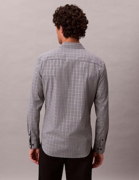 Camisa casual Calvin Klein manga larga para hombre