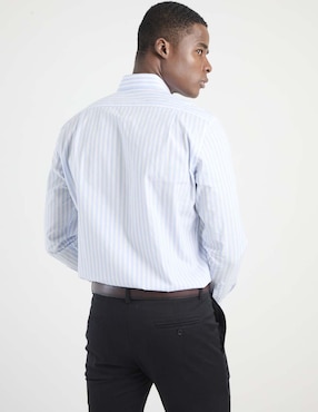 Camisa de vestir Scappino de algodón manga larga para hombre
