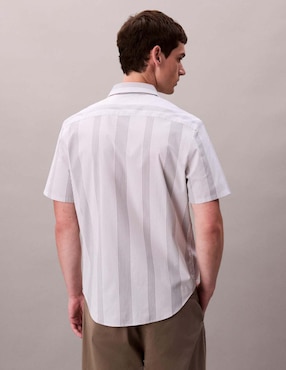 Camisa casual Calvin Klein manga corta para hombre