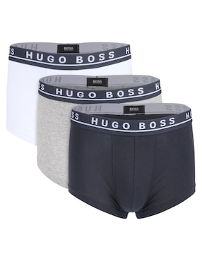Set de bóxer trunk Hugo Boss de algodón para hombre 3 piezas