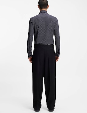 Camisa Hugo manga larga para hombre