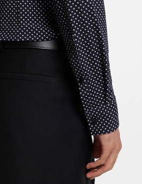 Camisa Hugo manga larga para hombre
