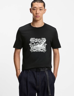 Playera Hugo cuello redondo para hombre