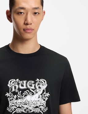 Playera Hugo cuello redondo para hombre