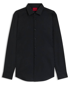Camisa casual Hugo de algodón manga larga para hombre