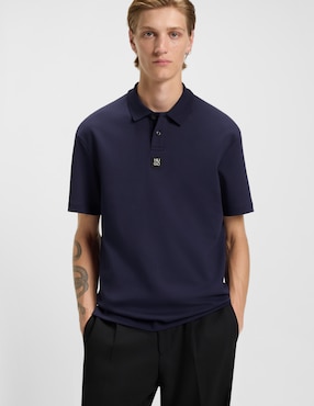 Playera tipo polo Hugo W25 para hombre