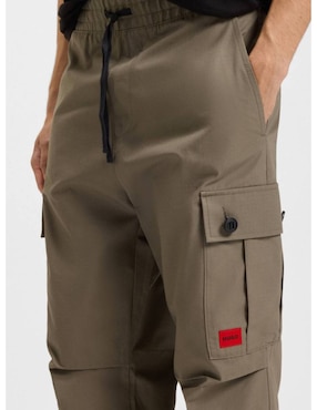 Pantalón cargo slim Hugo de algodón para hombre