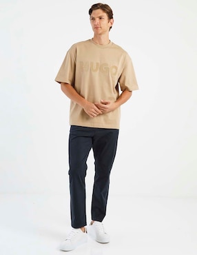 Pantalón chino slim Hugo de algodón para hombre