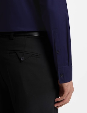 Camisa Hugo manga larga para hombre