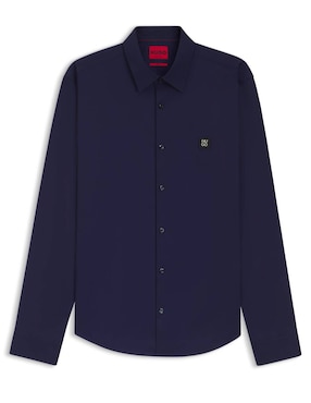 Camisa Hugo manga larga para hombre