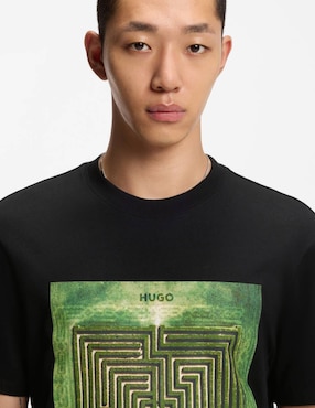 Playera Hugo cuello redondo para hombre