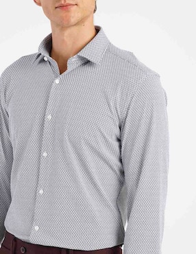 Camisa casual Hugo manga larga para hombre