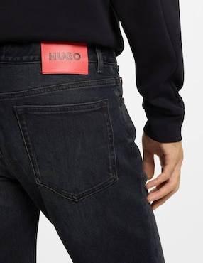 Jeans slim Hugo lavado medio para hombre