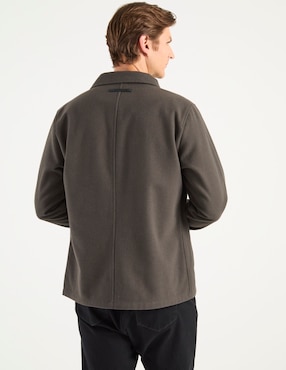 Sobrecamisa casual Scappino de poliéster manga larga para hombre