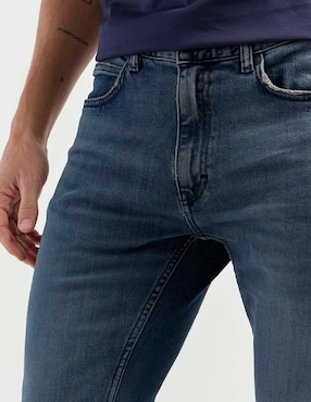 Jeans skinny Hugo lavado medio para hombre
