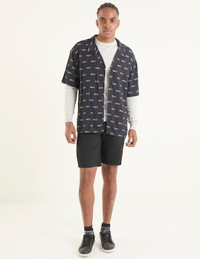 Sobrecamisa playa Hugo manga corta para hombre