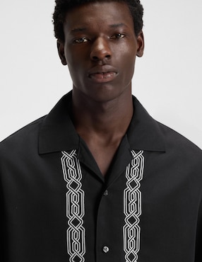 Camisa casual Hugo manga corta para hombre