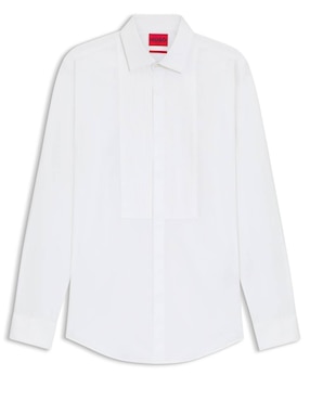 Camisa de vestir Hugo de algodón manga larga para hombre