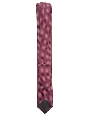 Corbata Hugo slim de seda para hombre